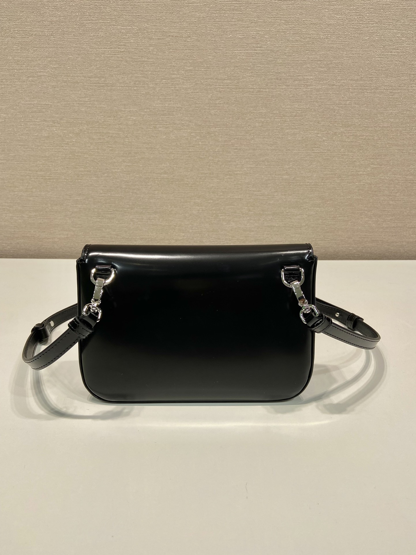 Pra*a Brushed Leather Mini-bag With Shoulder Strap Bag