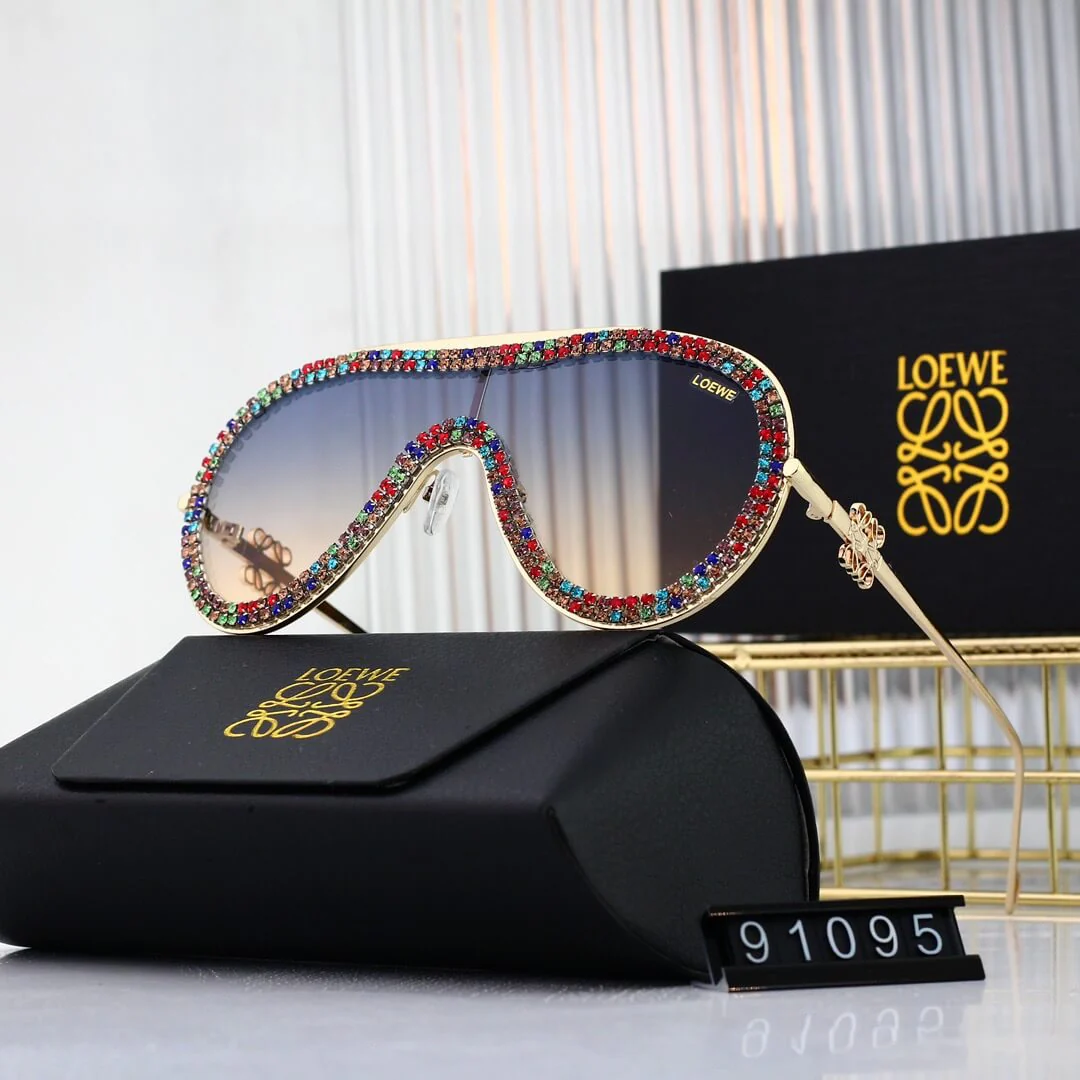 Fashionable D1am0nd Shield Sunglasses