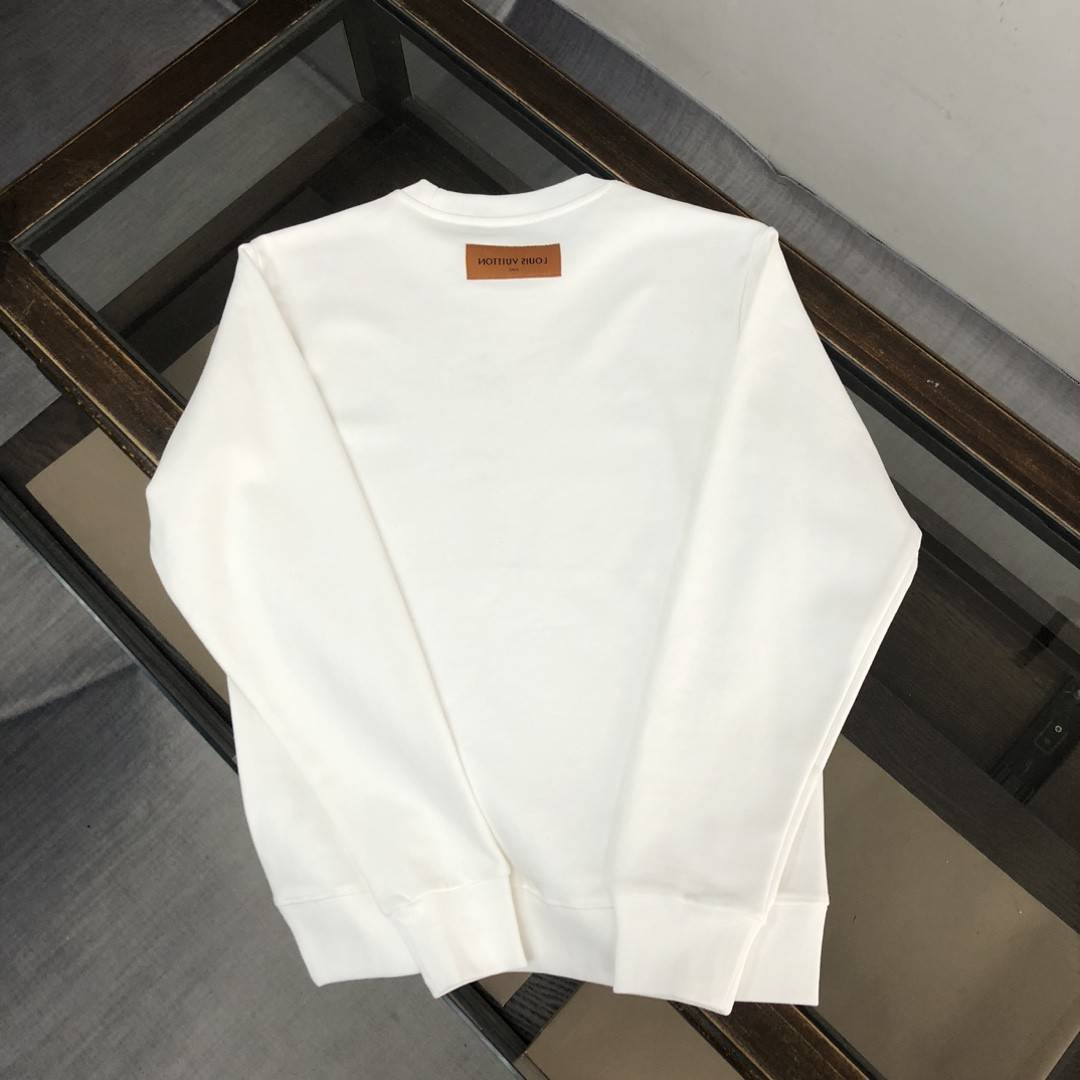 L0vis Vvtt0n 2023 new autumn and winter couples style round neck sweatshirt