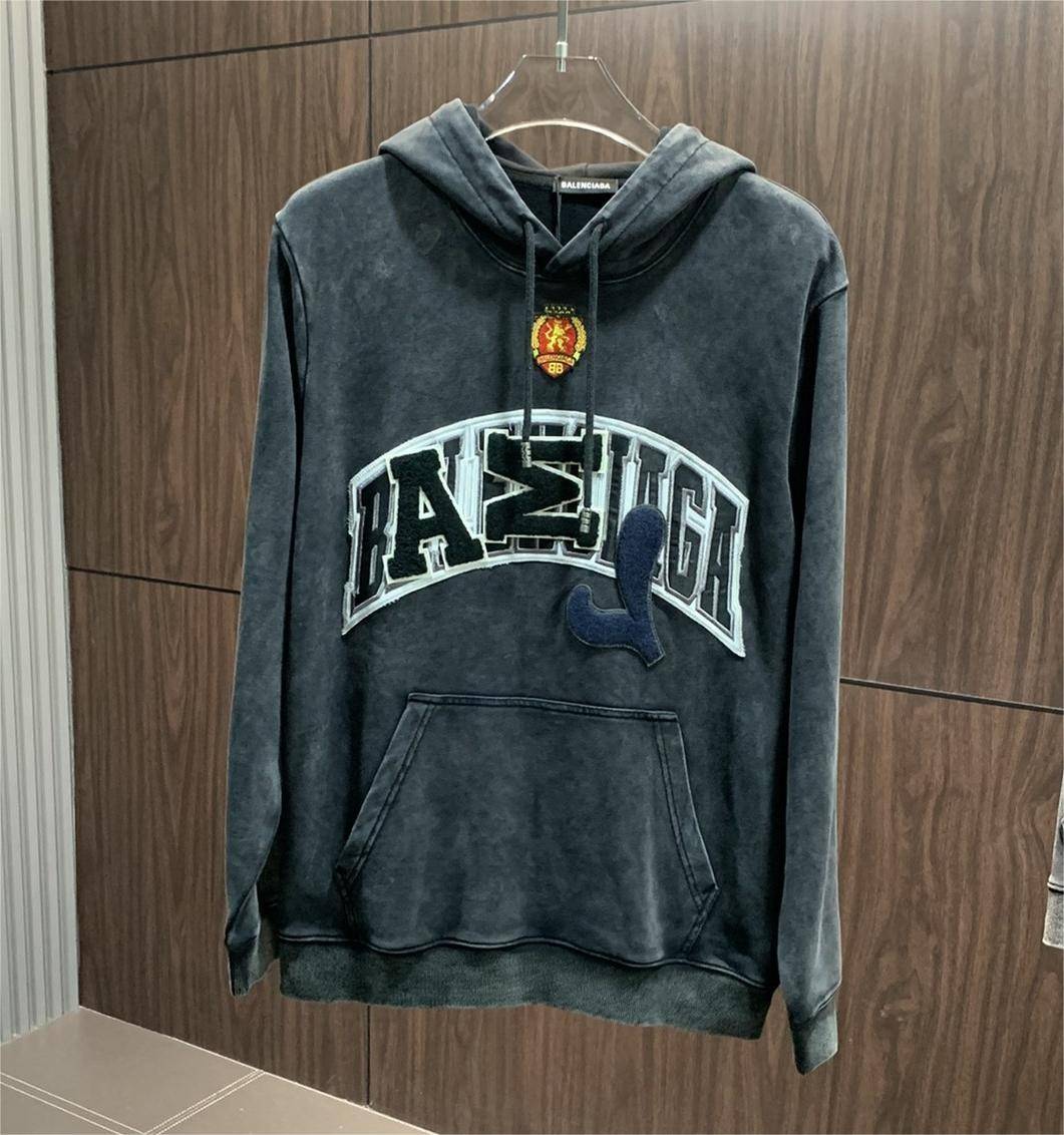 Ba1en*iaga Men's casual hooded sweatshirt