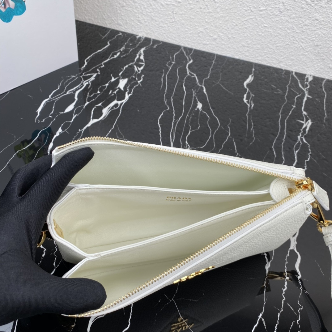 Pra*a Leather Shoulder Bag