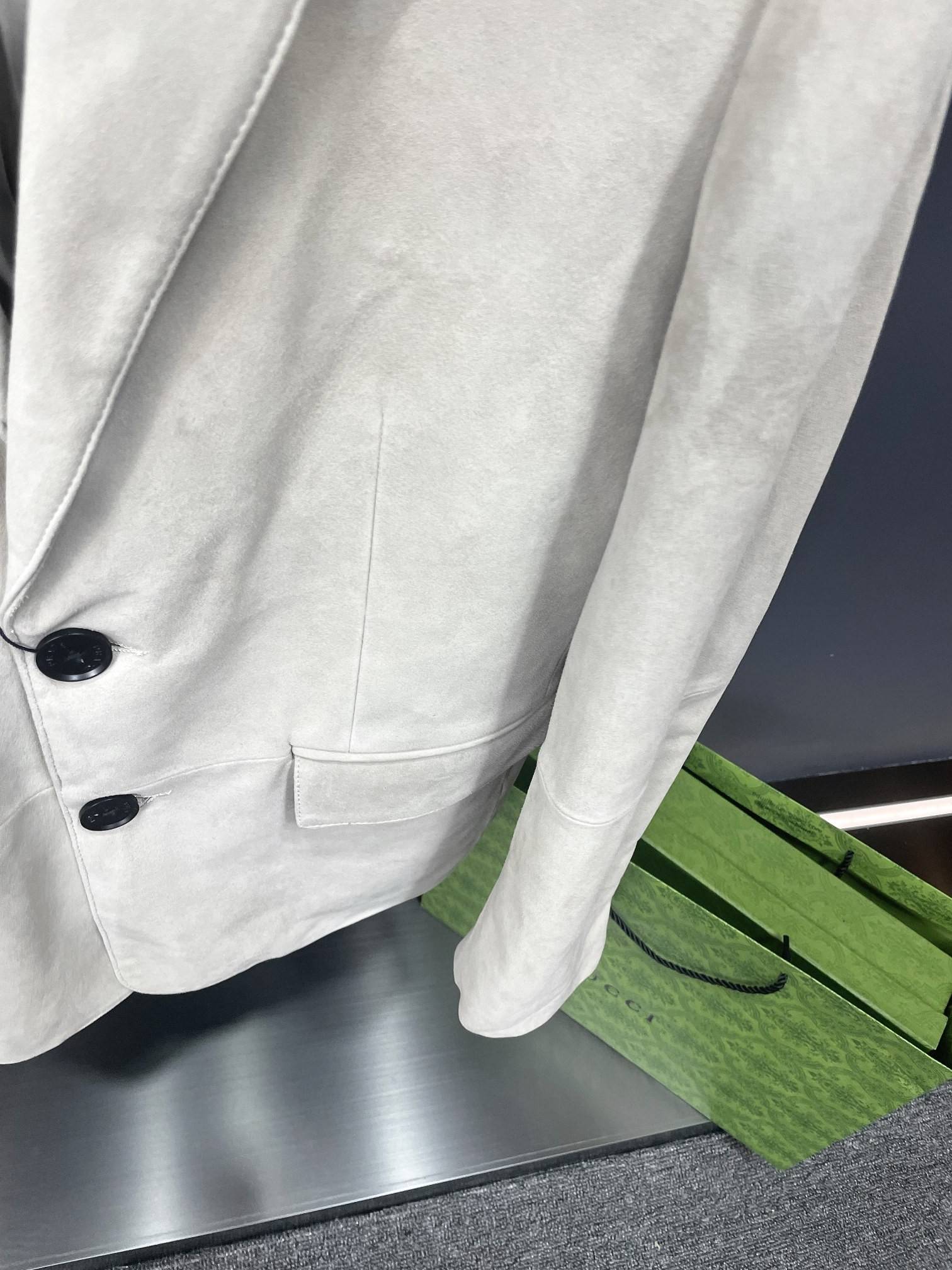 Pra*a deerskin blazer