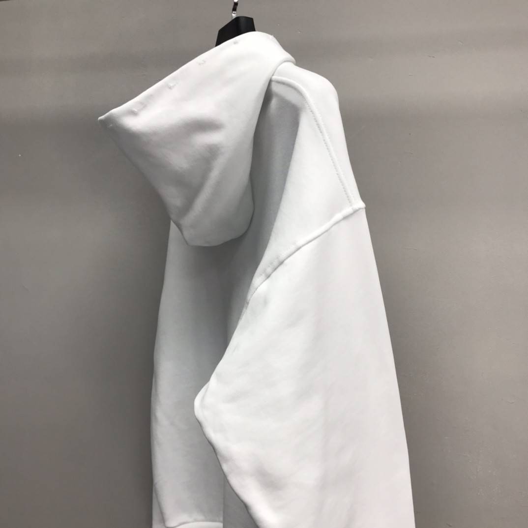 Ba1en*iaga lettered hooded sweatshirt