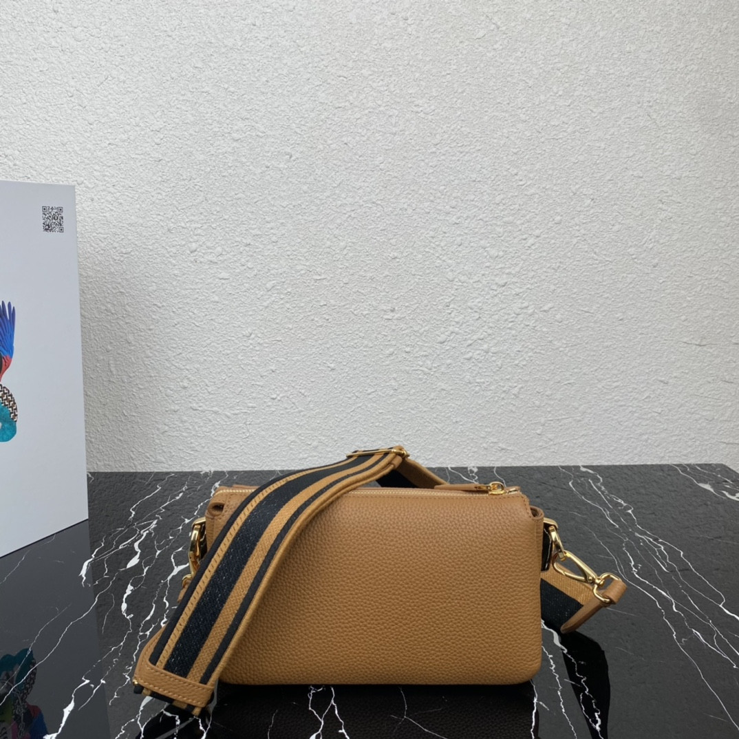 Pra*a Leather Shoulder Bag