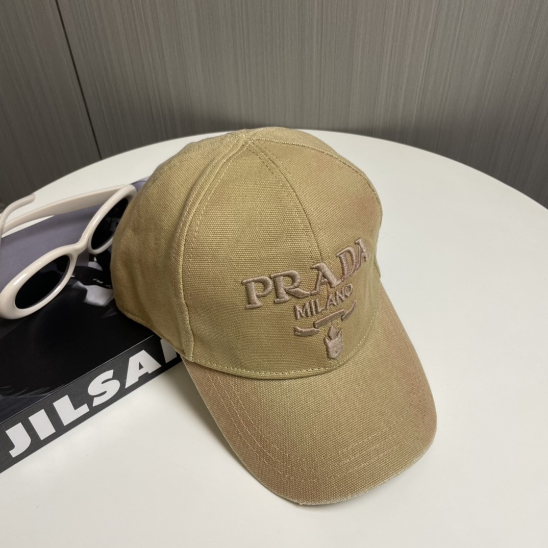 [#4806] Pra*a baseball cap peaked ca p hat