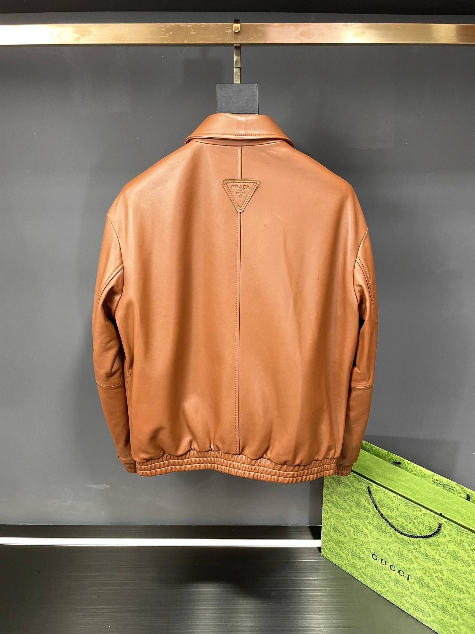 Pra*a Paris catwalk style leather jacket