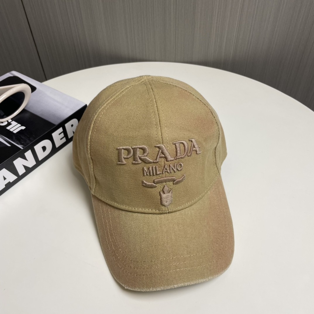 [#4806] Pra*a baseball cap peaked ca p hat