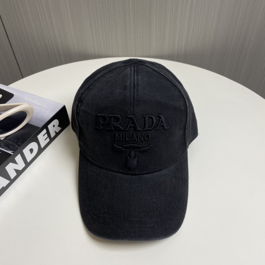 [#4807] Pra*a baseball cap peaked ca p hat
