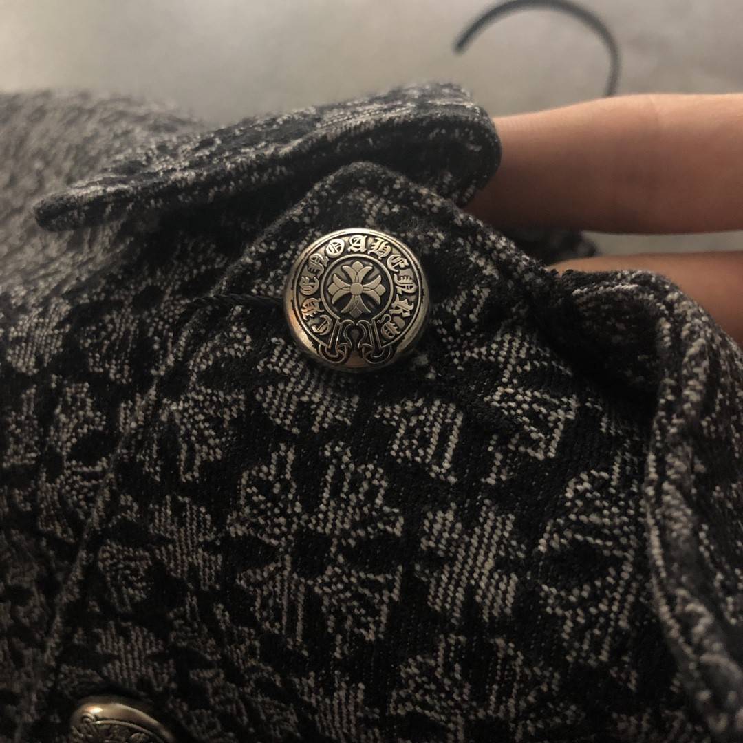 Ch*0me He**ts 2023 jacquard denim jacket