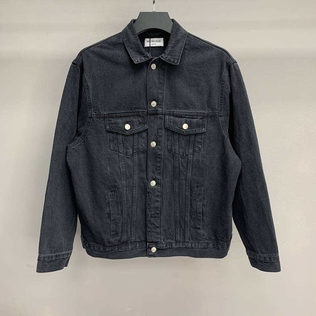 Ba1en*iaga BB letter denim jacket