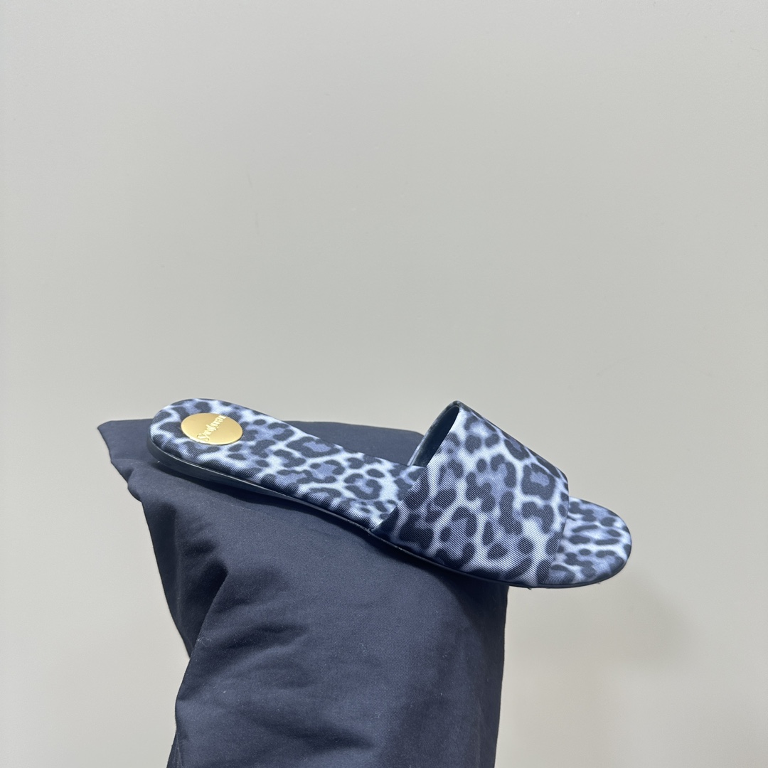 Y51 pointed open-toe high heels leopard slippers: 10.5CM size: 35-42 (41.42 custom-made, no return or exchange)