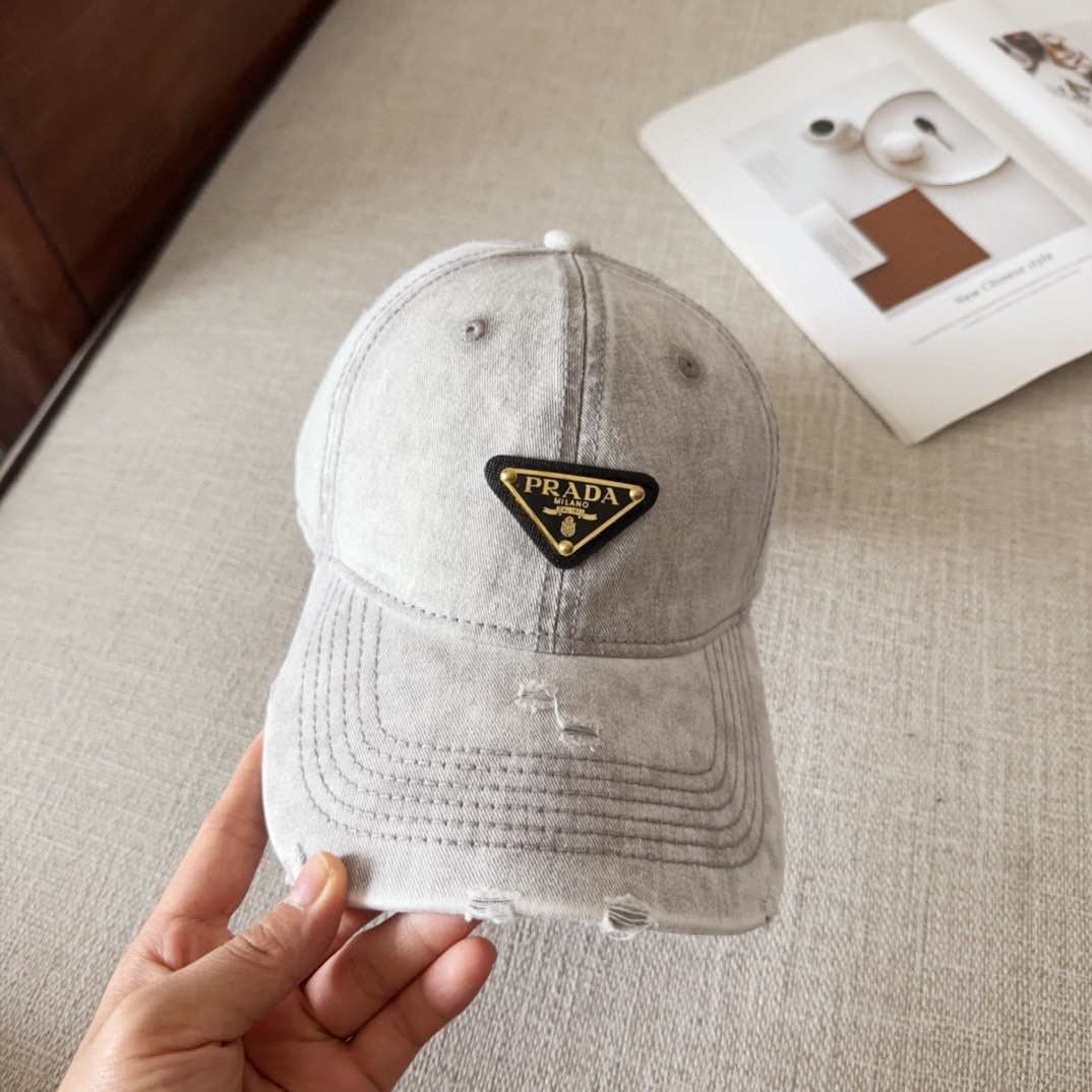 [#4809] Pra*a baseball cap peaked ca p hat