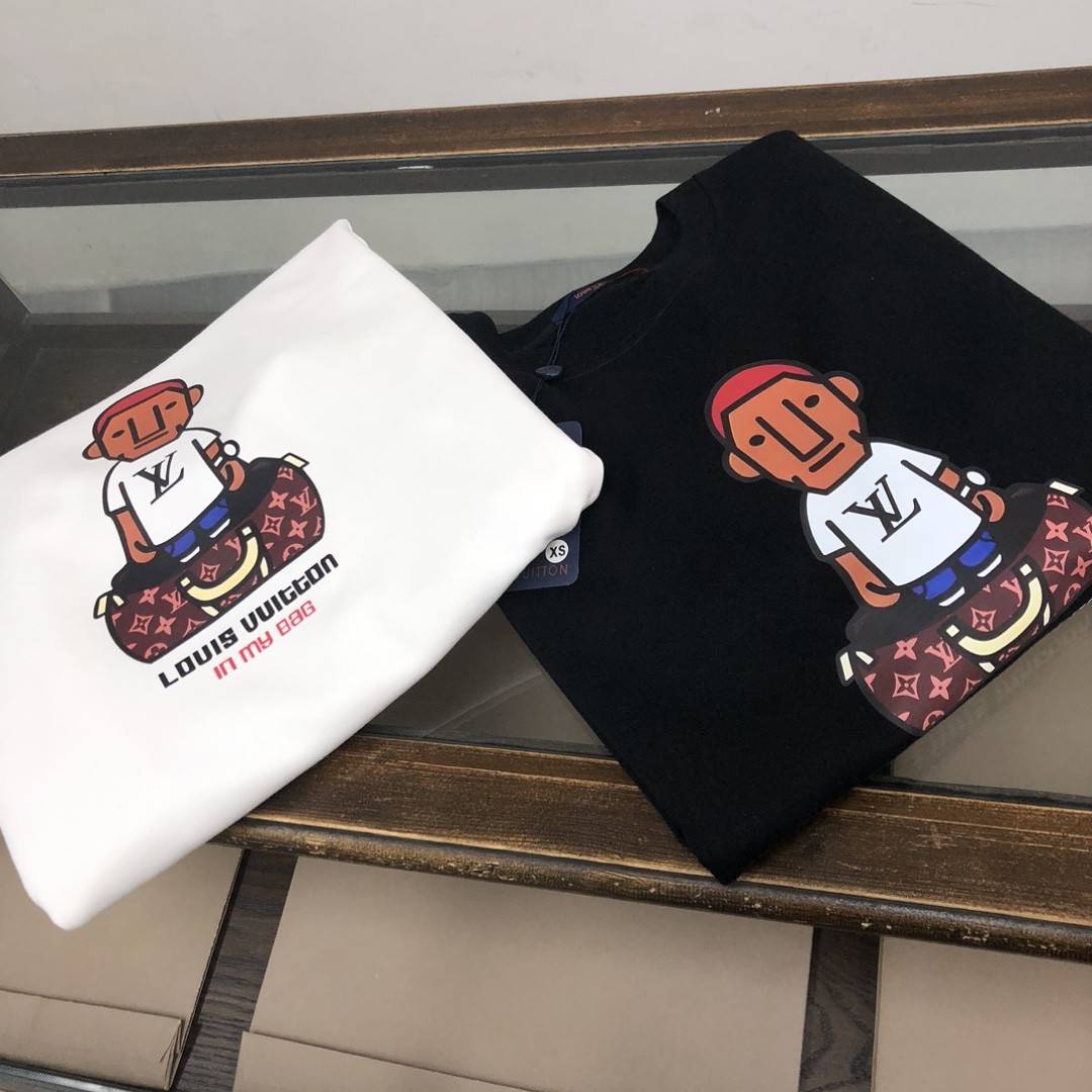 L0vis Vvtt0n 2023 new autumn and winter couples style round neck sweatshirt