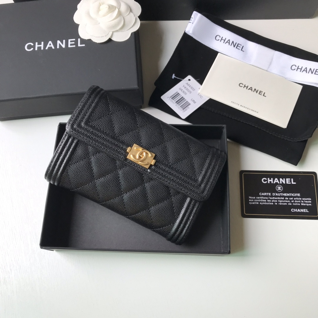 Chanle Flap Wallet