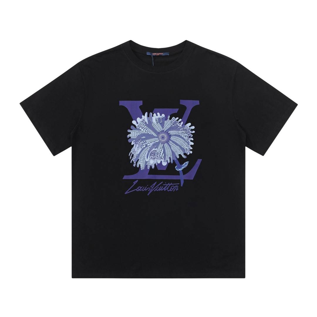 L0vis Vvtt0n 23SS logo printed t-shirt