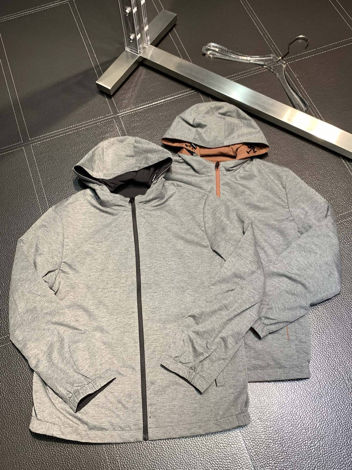 Zegna Hooded reversible jacket