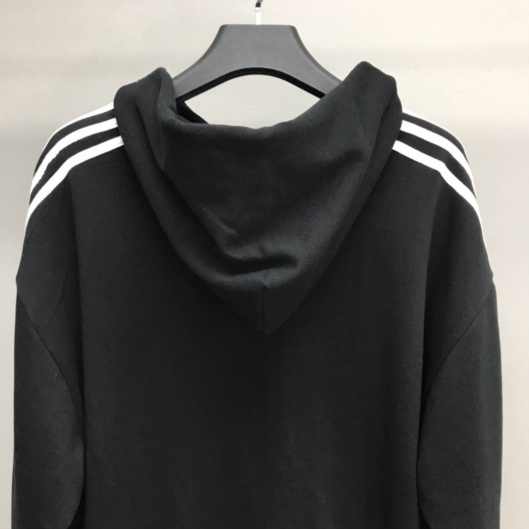 Ba1en*iaga Ardy Wiranata logo zipper hoodie