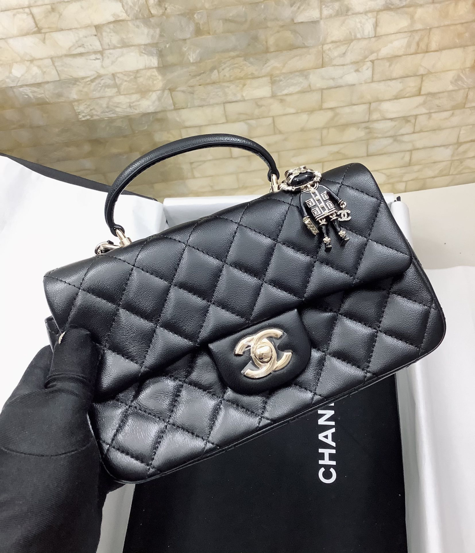 Chanle Mini Flap Bag With Top Handle