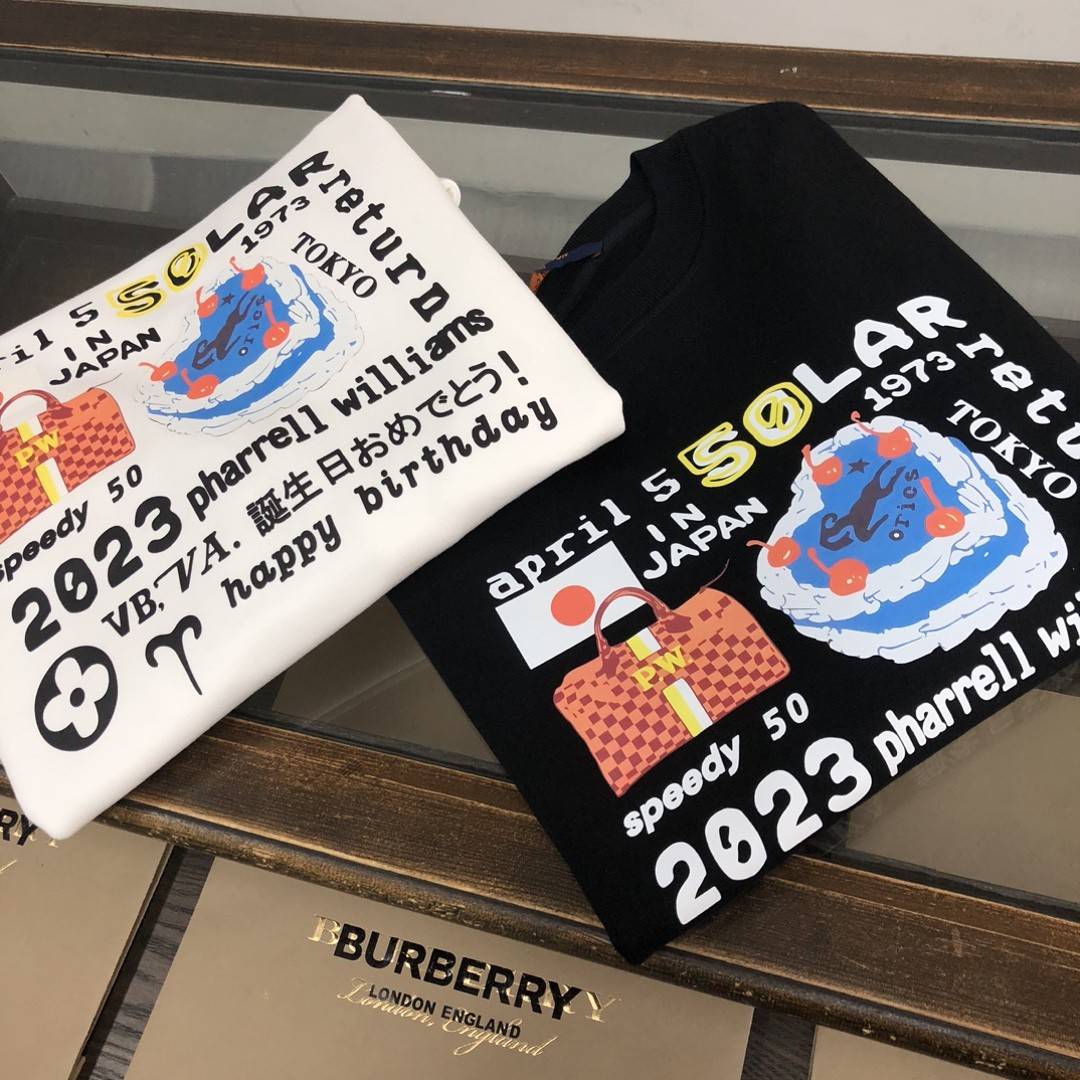 L0vis Vvtt0n 2023 new autumn and winter couples style round neck sweatshirt