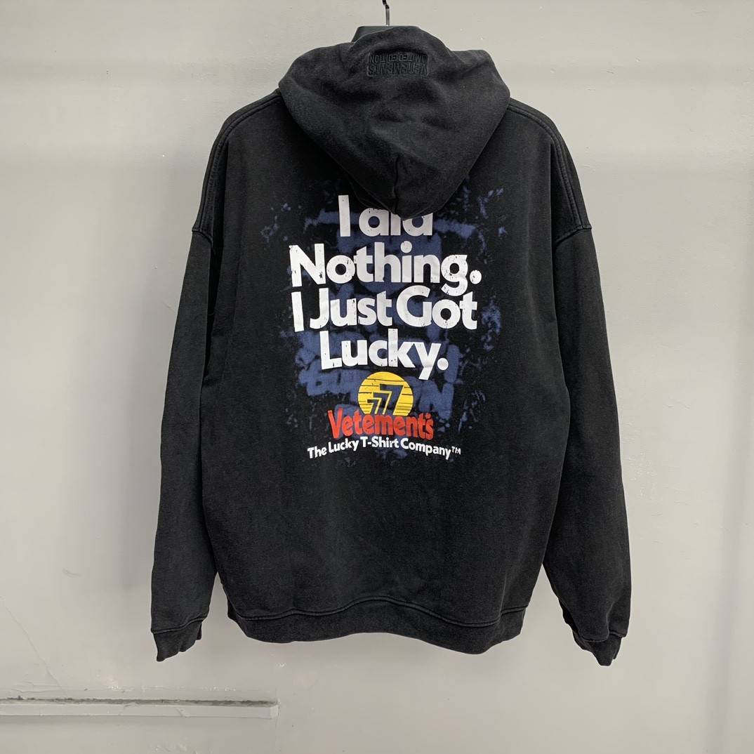 Ba1en*iaga Lucky hooded sweatshirt