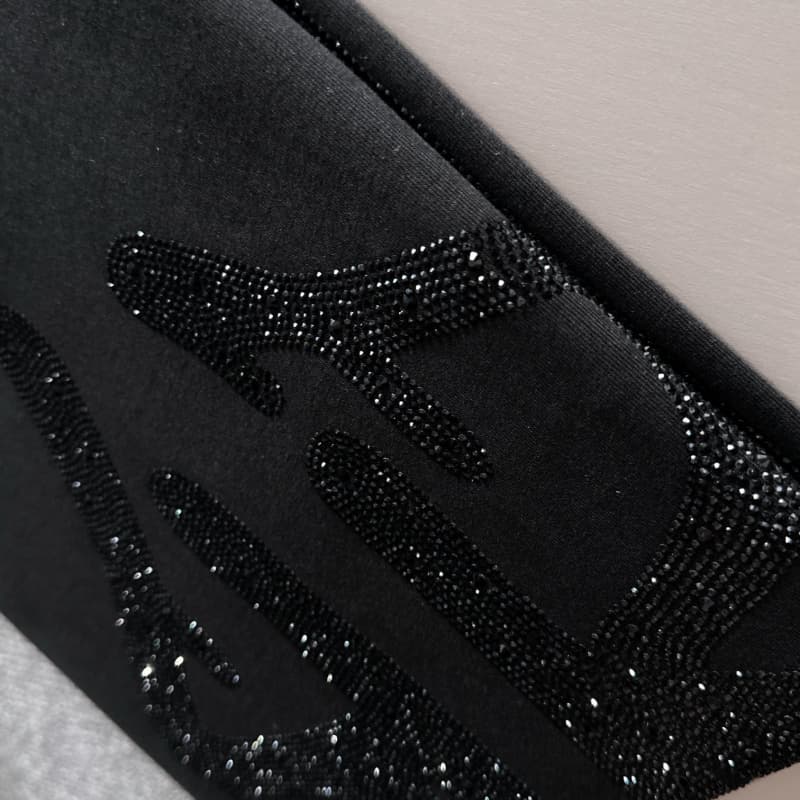 2025 New Front and Back Rhinestone T-Shirt