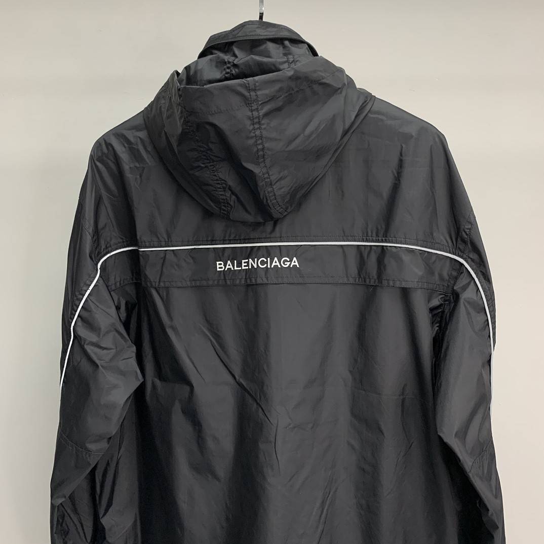 Ba1en*iaga BLCG reflective half zipper jacket