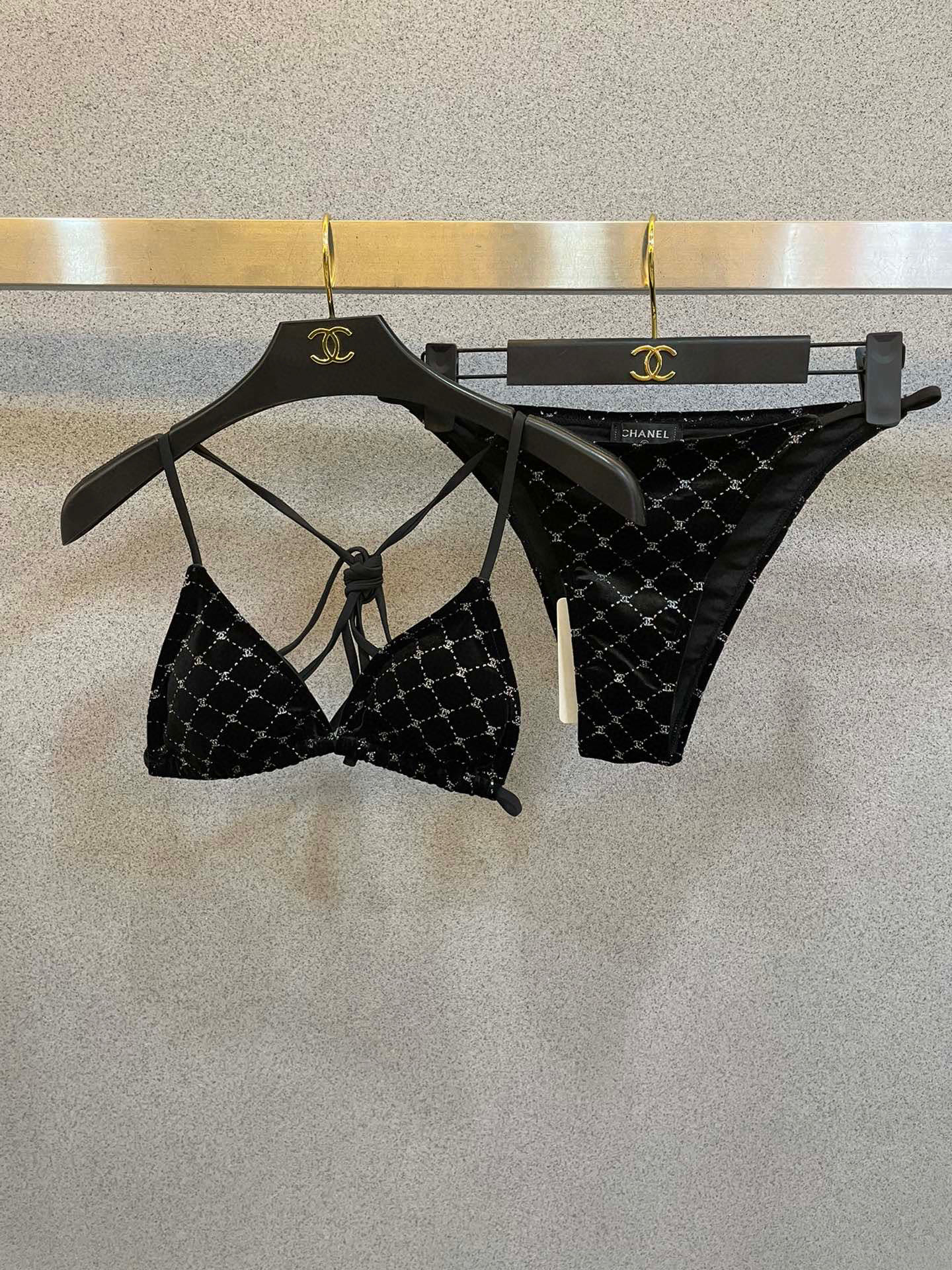 Ch**el Velvet Bikini Swimsuit Series Bikini