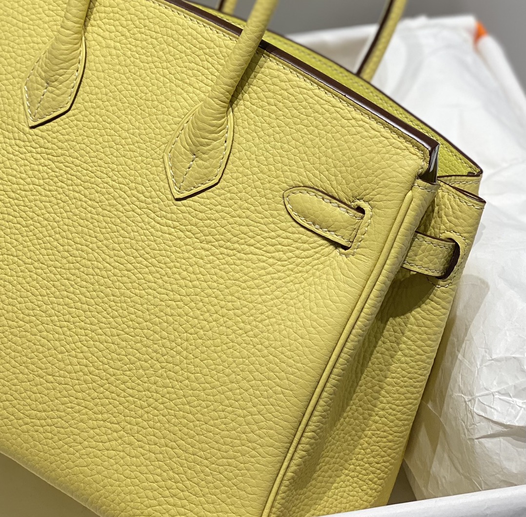 H**me5 Birkin Bag Chicken Yellow Size: 25cm