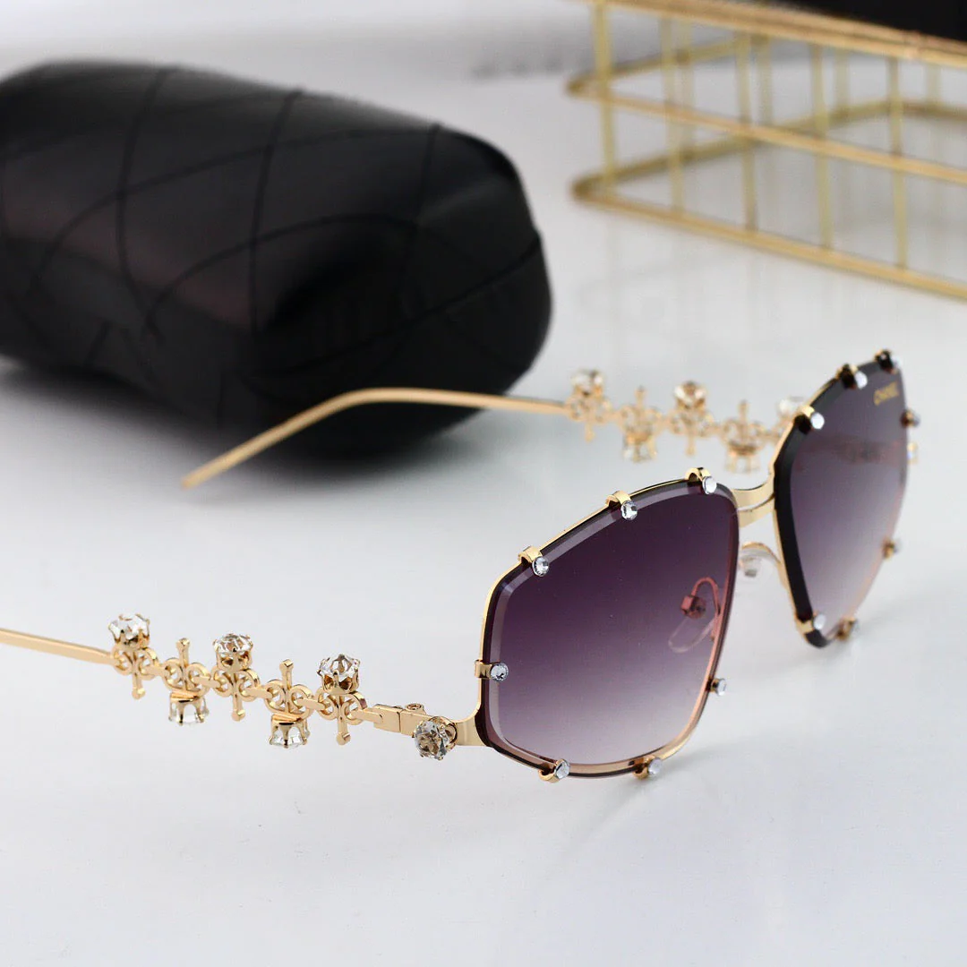 D1am0nd-Style Visor Sunglasses