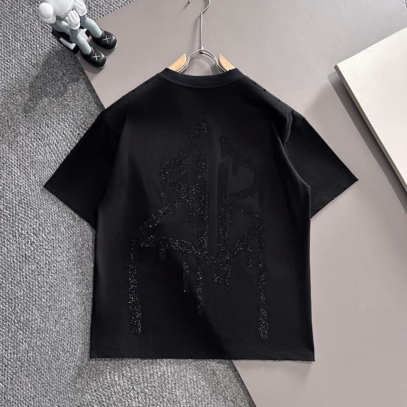 2025 New Front and Back Rhinestone T-Shirt