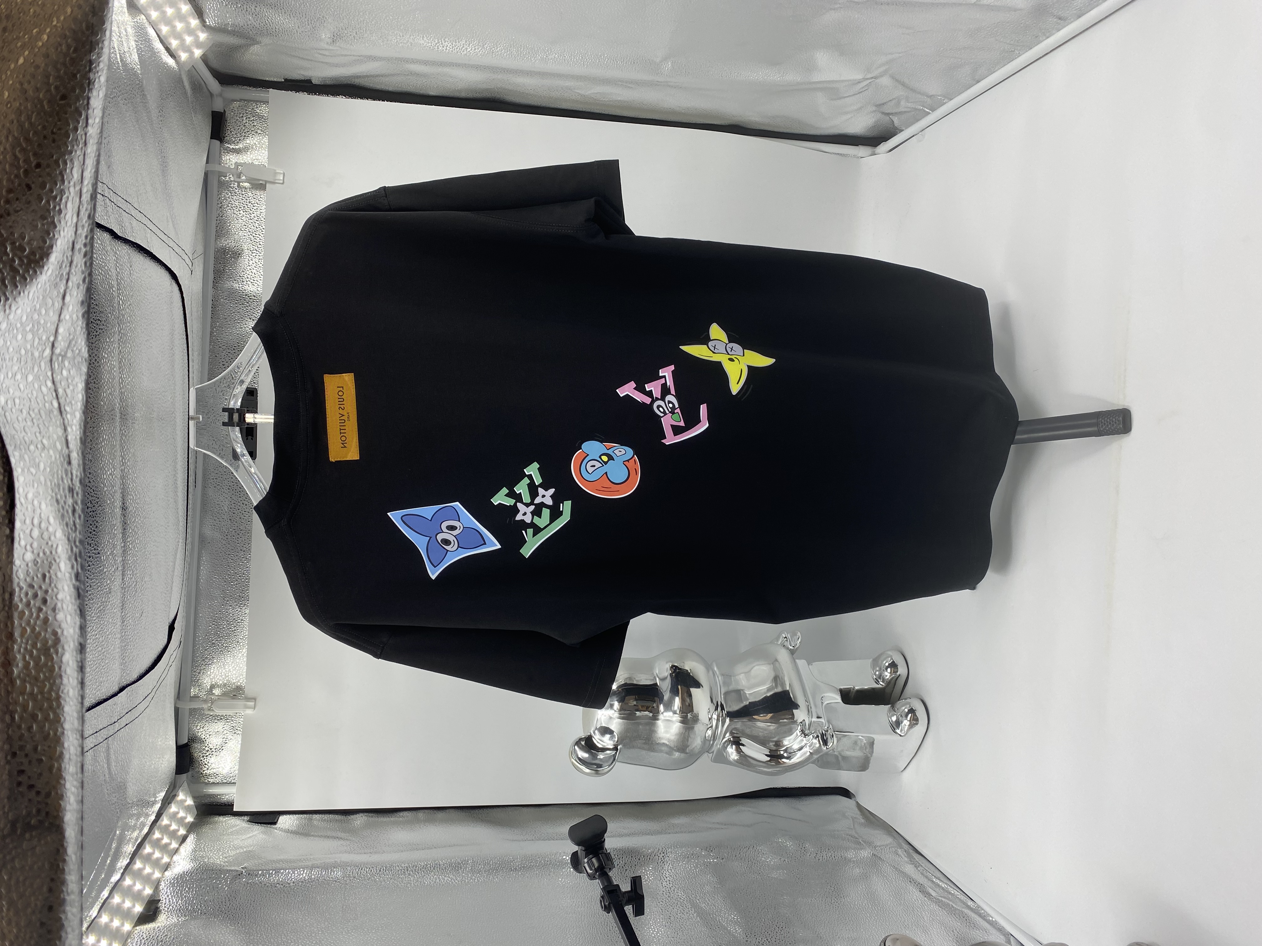 L0vis Vvtt0n 23ss front and back patterned t-shirt