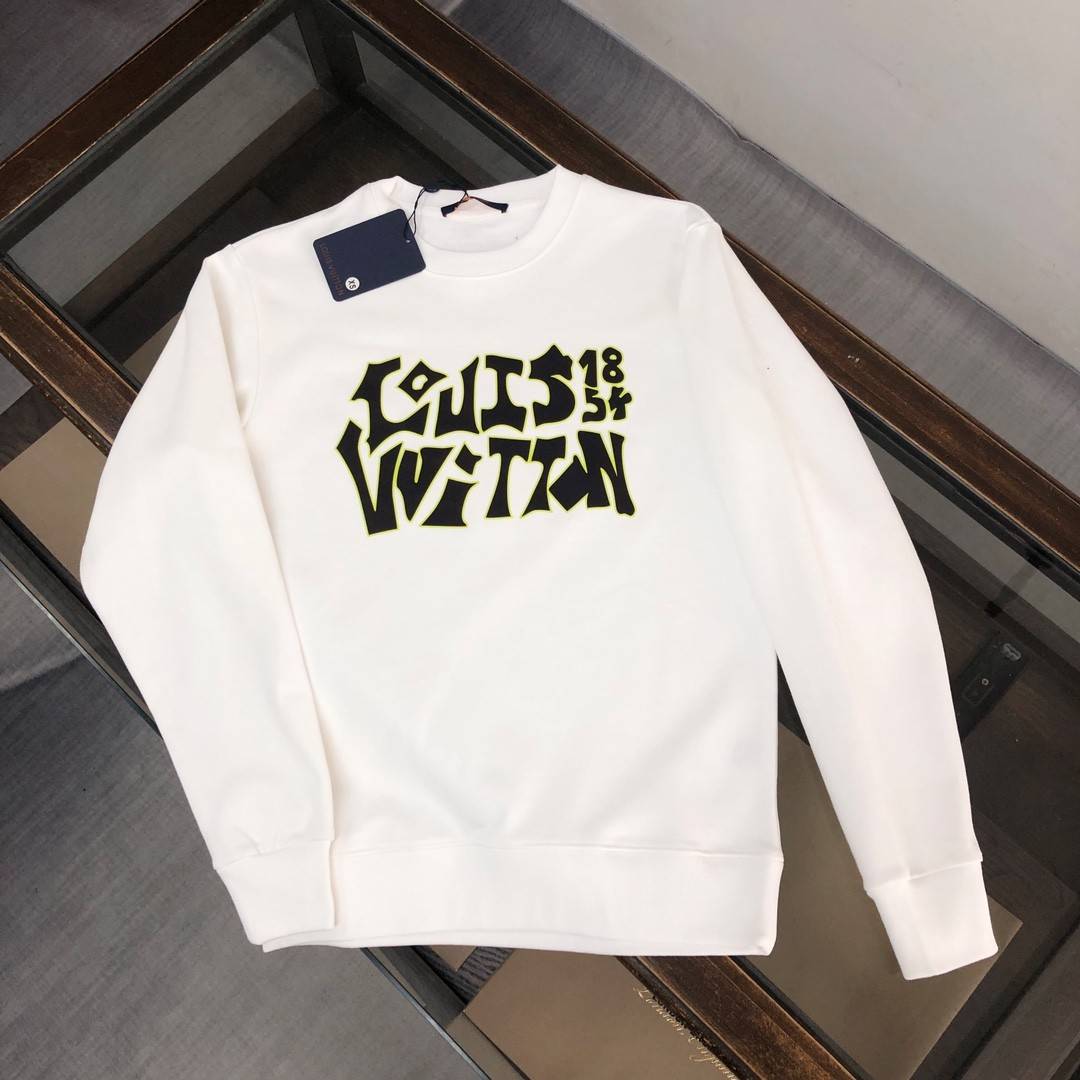 L0vis Vvtt0n 2023 new autumn and winter couples style round neck sweatshirt