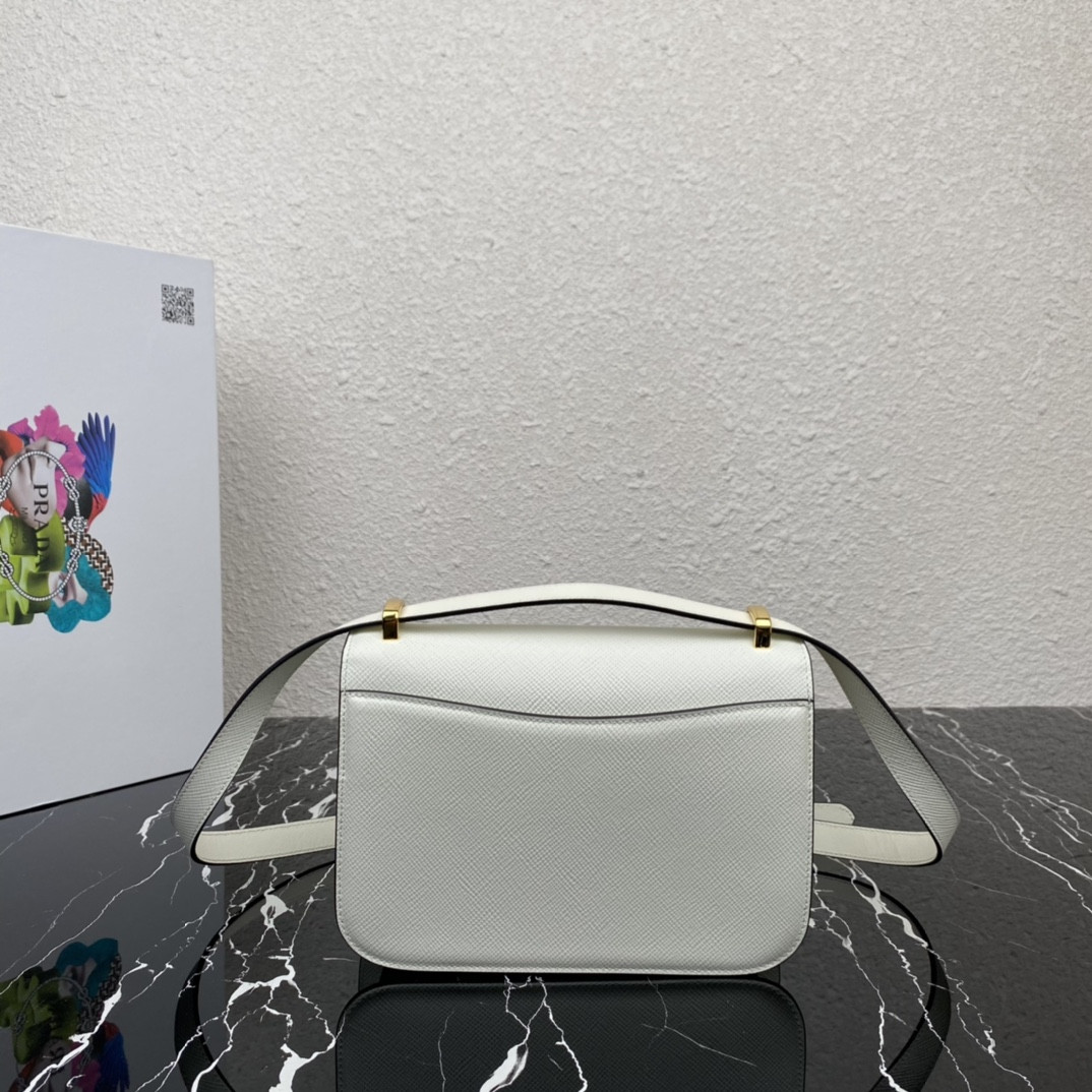 Pra*a Emblème Saffiano Shoulder Bag