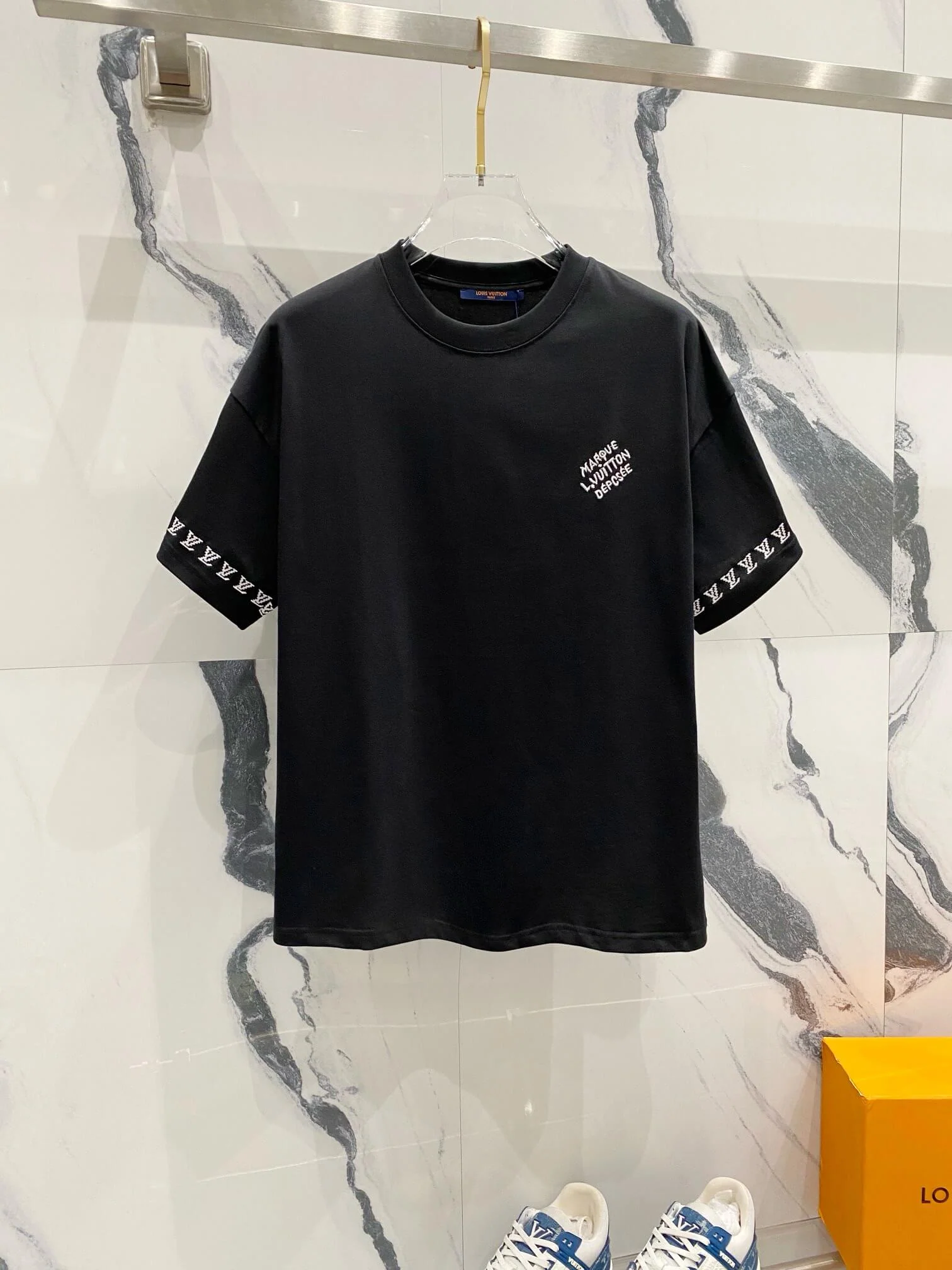 Sleeve Embroidery Pattern T Shirt