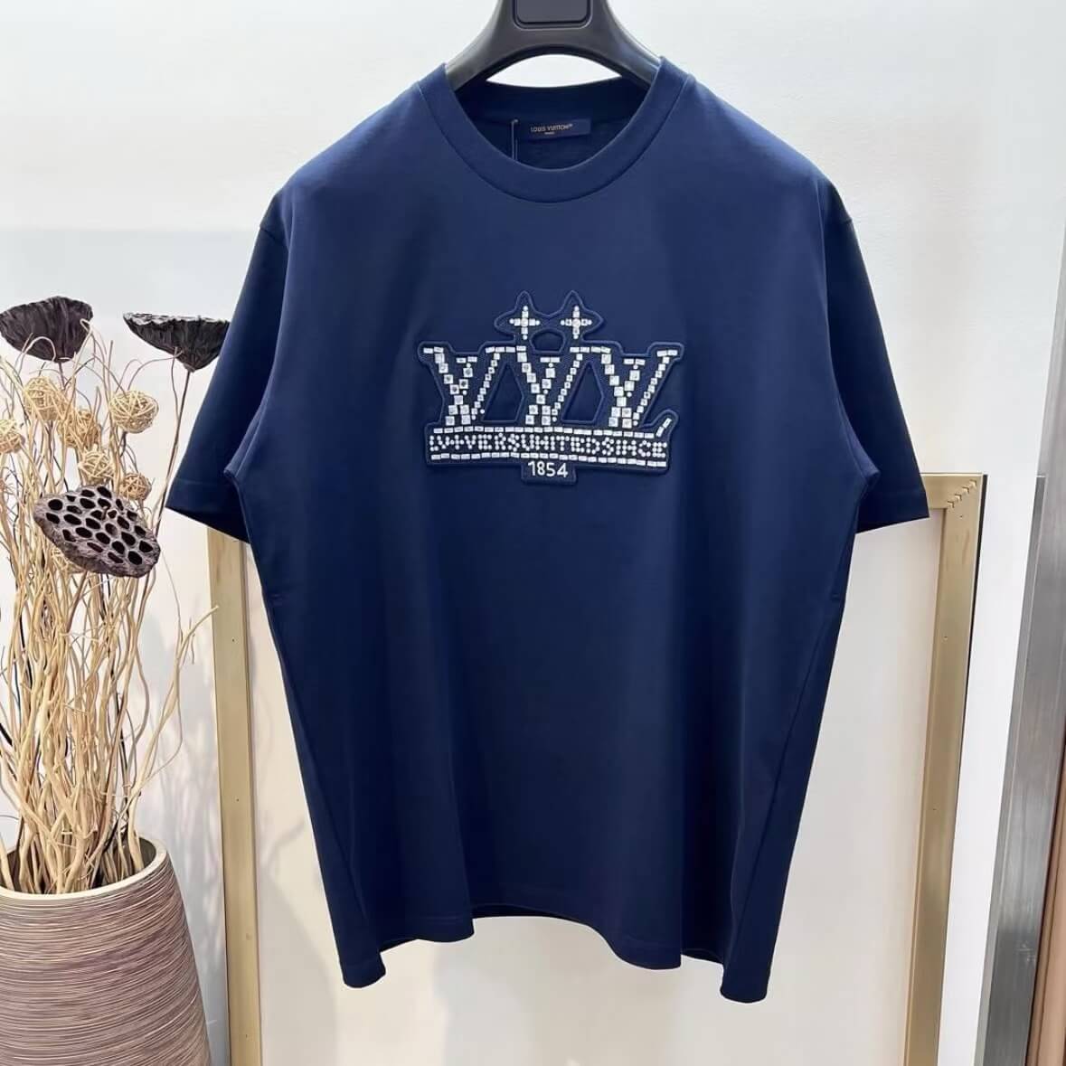 Casual 3D D1am0nd-Embroidered T-Shirt