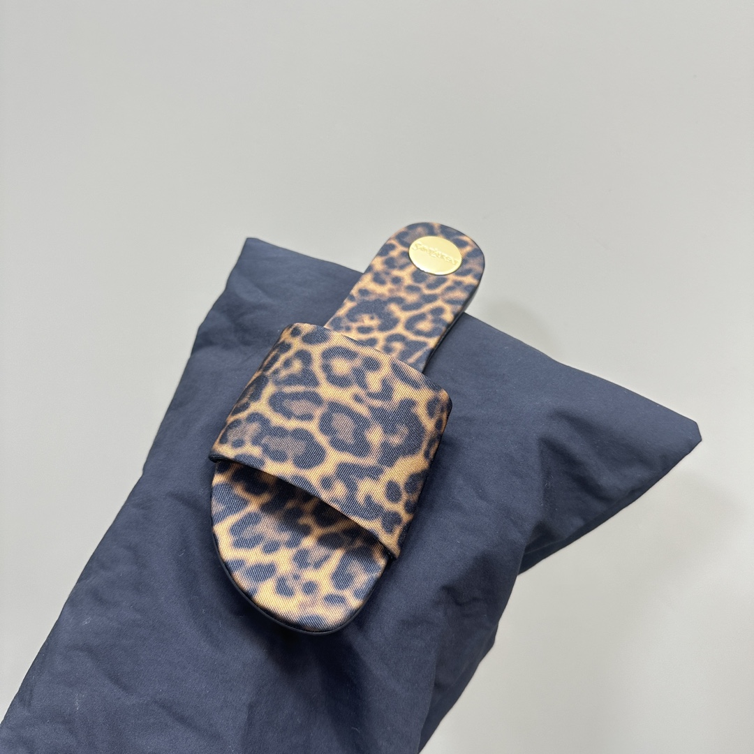 Y51 pointed open-toe high heels leopard slippers: 10.5CM size: 35-42 (41.42 custom-made, no return or exchange)