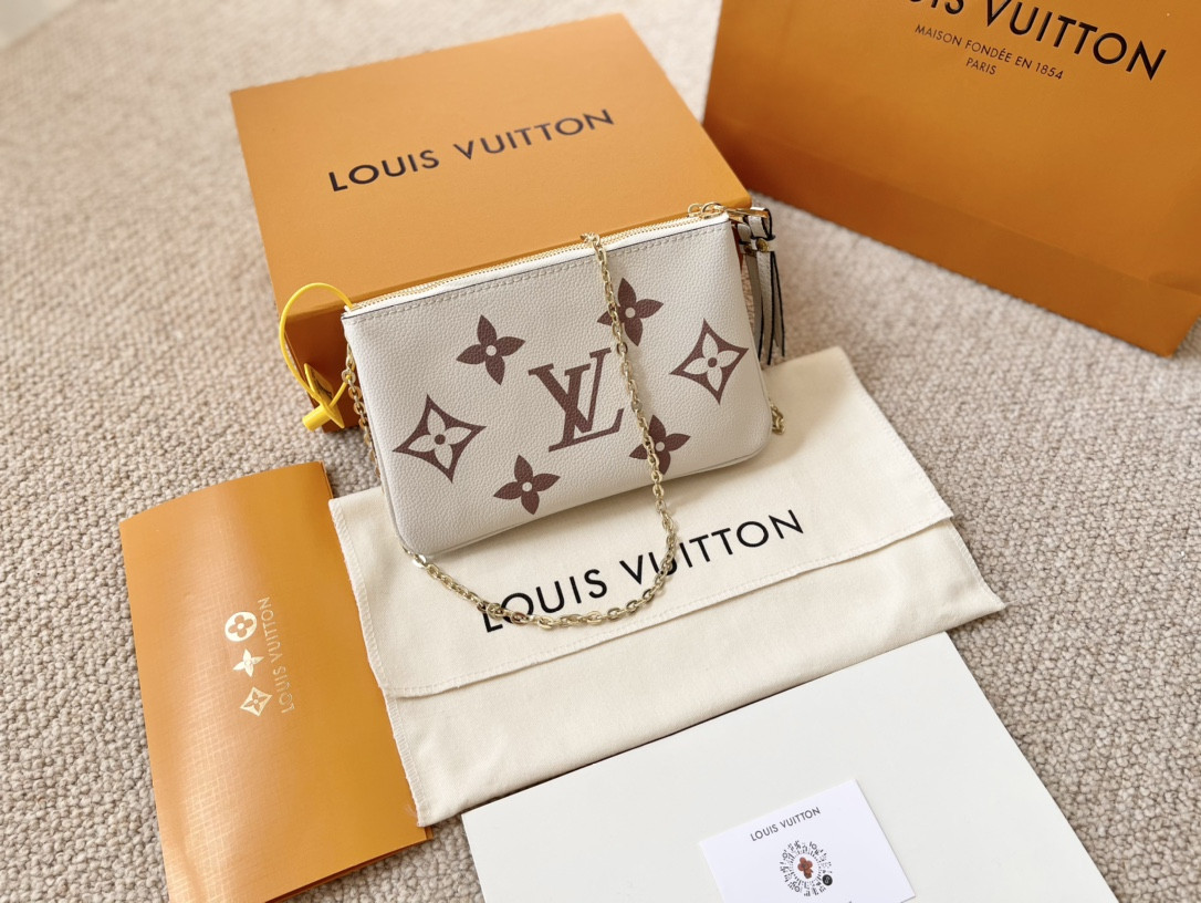 Lv Double Zip Bag