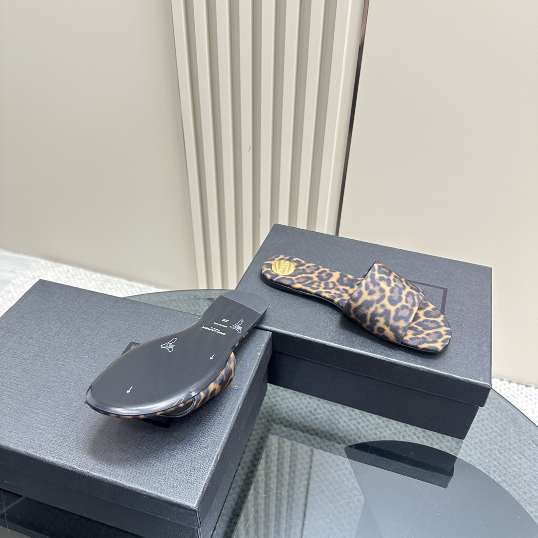 Y51 pointed open-toe high heels leopard slippers: 10.5CM size: 35-42 (41.42 custom-made, no return or exchange)