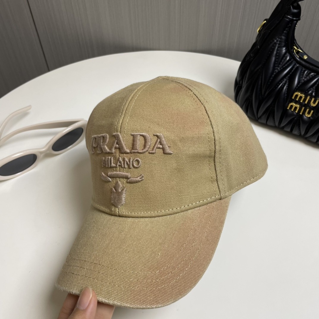 [#4806] Pra*a baseball cap peaked ca p hat