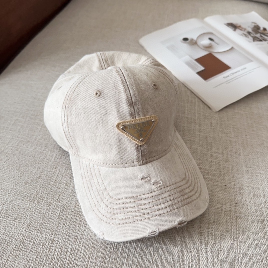 [#4811」 Pra*a baseball cap peaked ca p hat