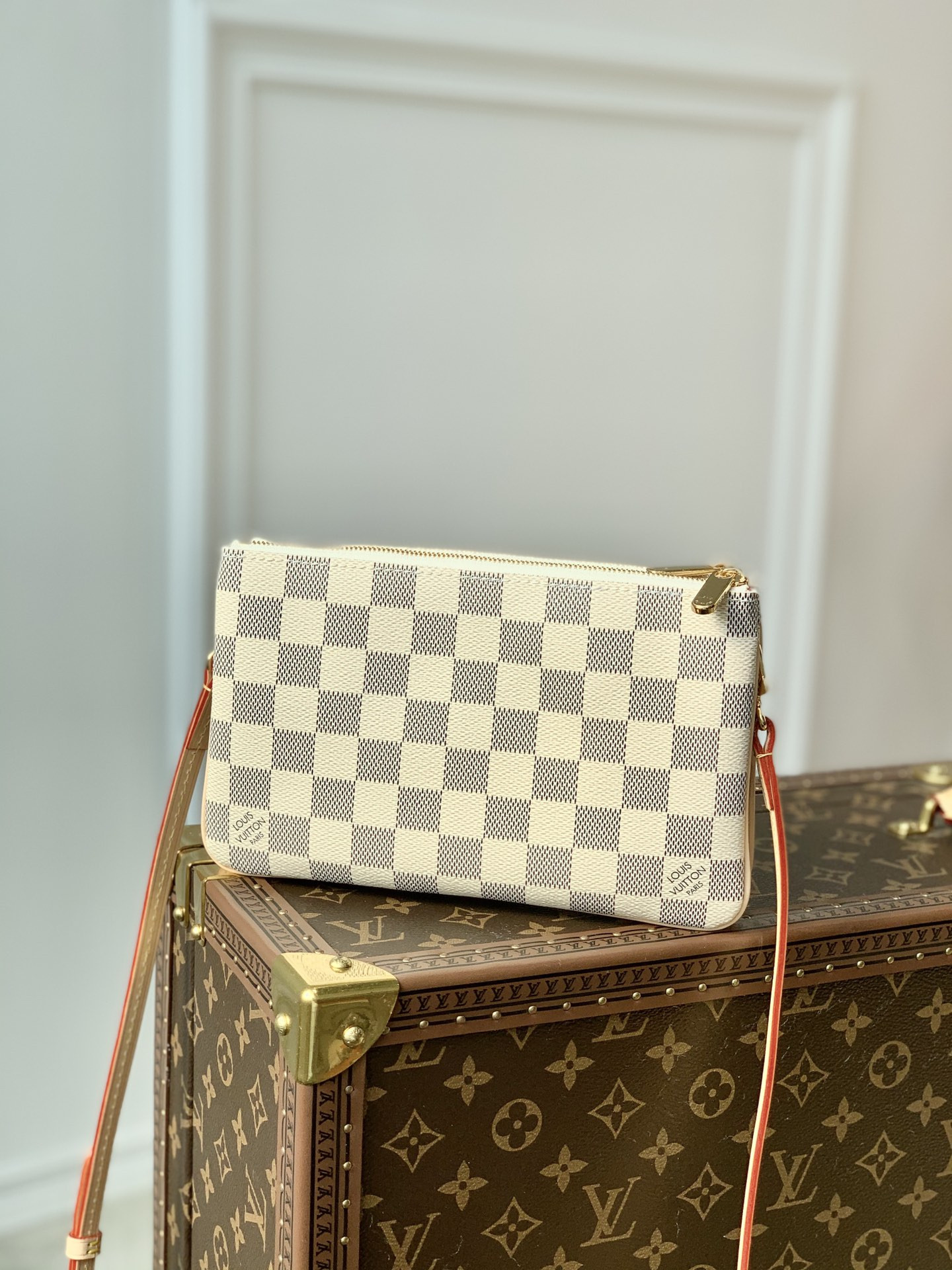 Lv Double Zip Bag