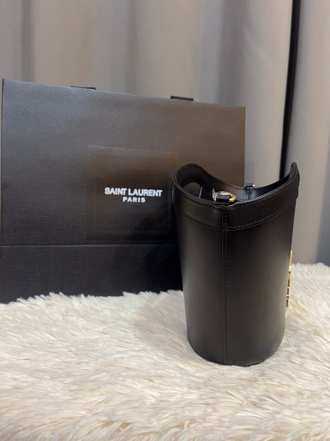 Y51 LEATHER New Edition Basket Smooth Tote Bag Style: 791069 Size: 29x19.5x10CM