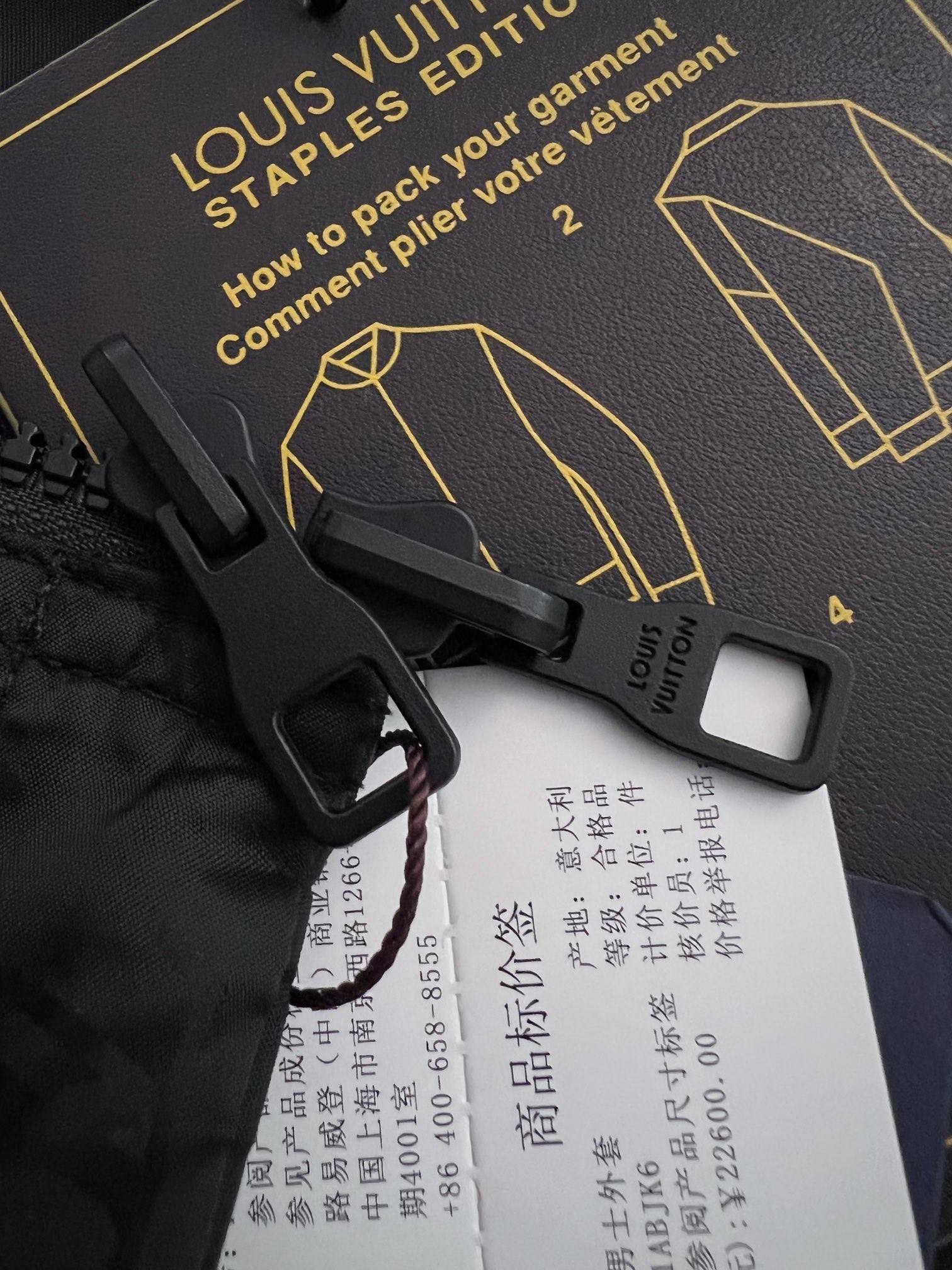 L0vis Vvtt0n 24 new double-sided printed Presbyterian jacket