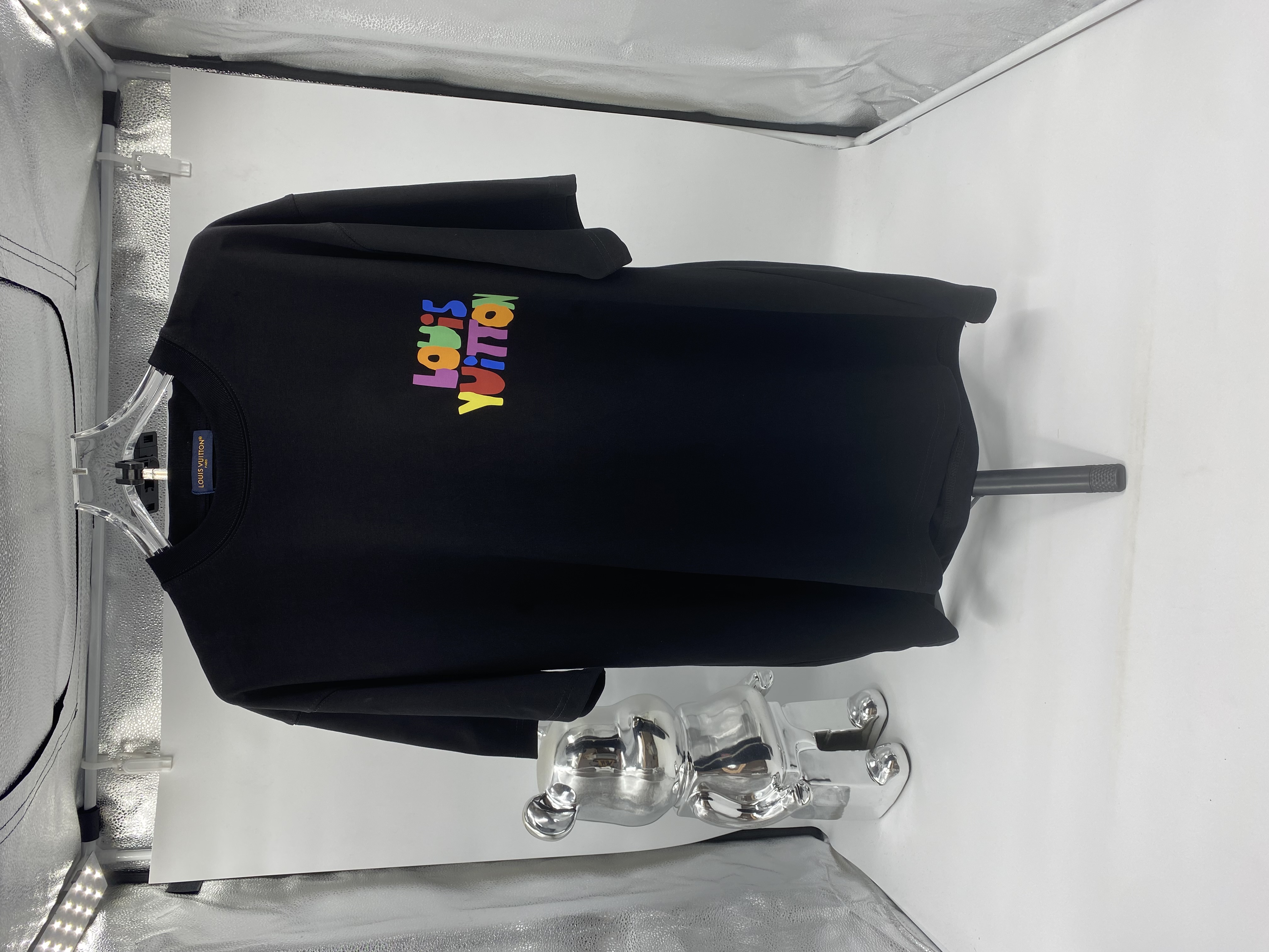 L0vis Vvtt0n 23ss front and back patterned t-shirt