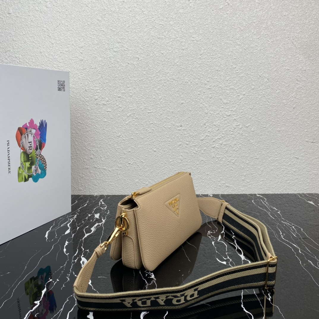 Pra*a Leather Shoulder Bag