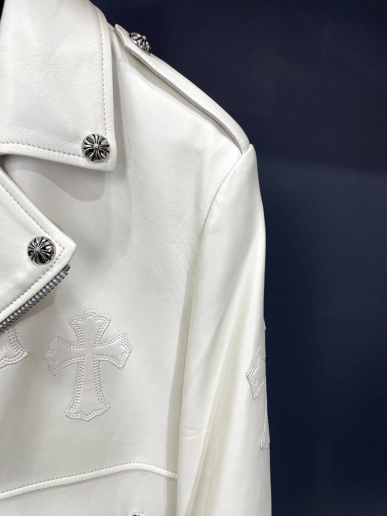 Ch*0me He**ts motorcycle leather jacket