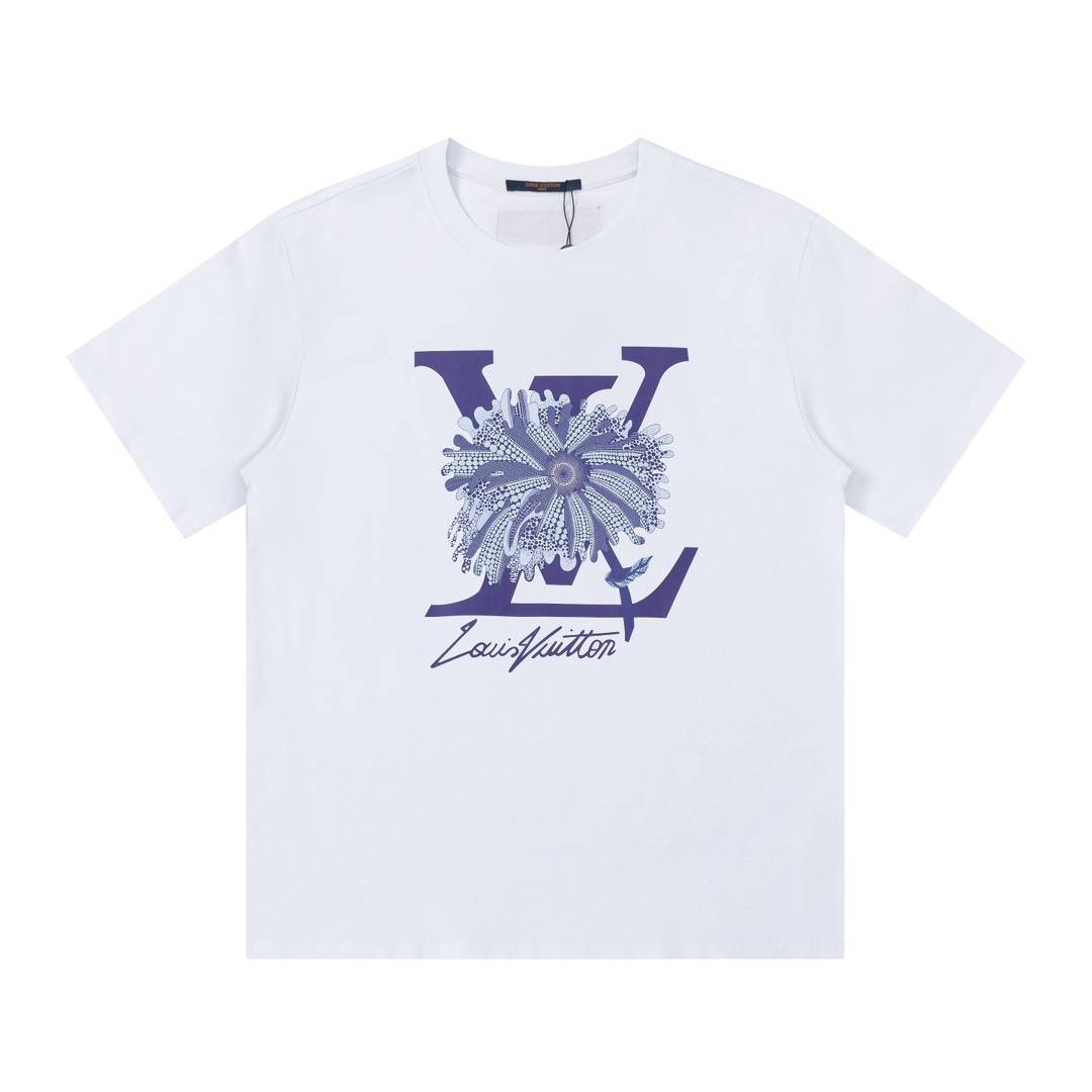 L0vis Vvtt0n 23SS logo printed t-shirt
