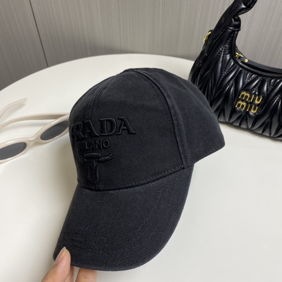[#4807] Pra*a baseball cap peaked ca p hat