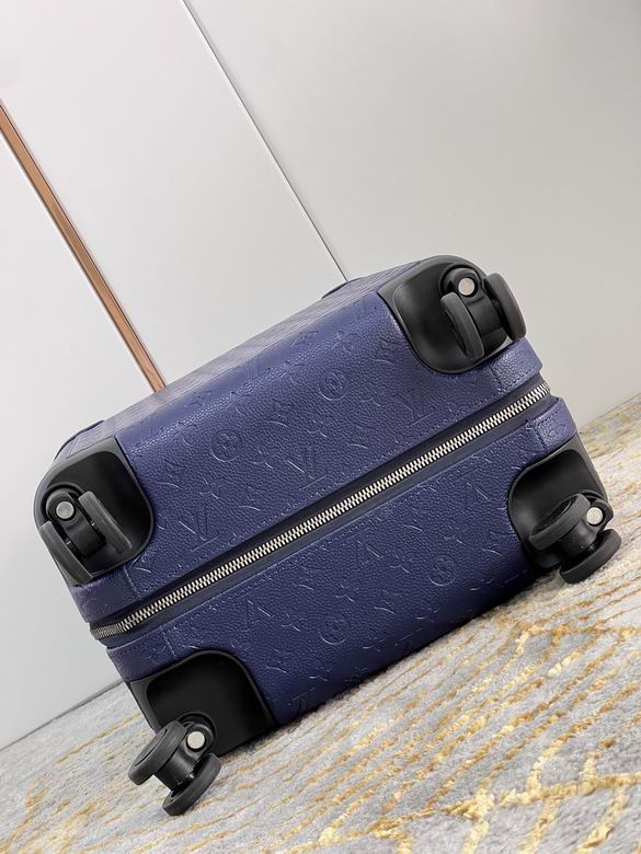 LV blue embossed trolley case originalk616 35x23x53cm