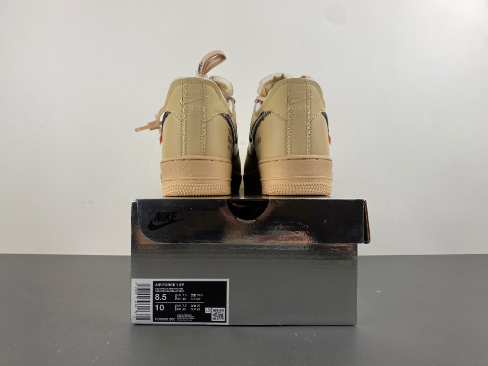 Off-White x Nike Air Force 1 Low Sesame FD6900-200